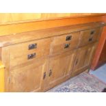 A Modern Oak Buffet Sideboard