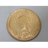 A Victorian Gold Sovereign