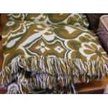 1970'S Style Retro Wool Throw