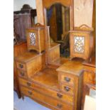 An Impressive C.1900 Walnut Dressing Table