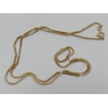 A 9ct Gold Box Chain Approx. 6.5g