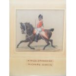A Pair Of Late 19thC. Richard Simkin Watercolours Of Military Personnel On Horseback