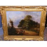 19thC. English School Landscape Oil Approx. 28inx24in