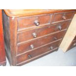 A Victorian Chest Of Mahogany Drawers