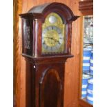 An Antique Mahogany Long Case Clock With Westminster Chime