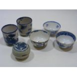A Quantity Of 19thC. Blue & White Ceramics