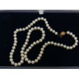 A Set Of Cultured Pearls