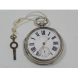 Gents Silver English Lever Pocket Watch