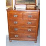 A Compact Victorian Chest Of Drawers