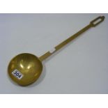 A 19thC. Brass Ladle