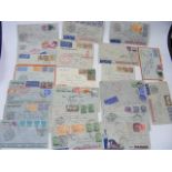 Approx. 21 Early Air Mail Letters Inc. Approx. 17 Via Graf & Condor Zeppelin Air Ship