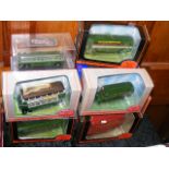 Ten Boxed Diecast Toy Buses