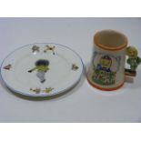 A Vintage Humpty Dumpty Tankard & A Nursery Plate