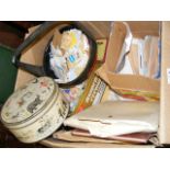A Boxed Quantity Of Stamps & Related Items
