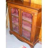 A 19thC. Rosewood Display Cabinet