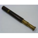 Three Draw Steward Brass Telescope