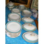 A 19thC. Royal Worcester Dinner Service Approx. 58 Pieces