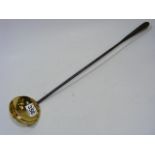 A Georgian Brass & Iron Ladle