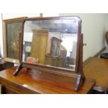 An Antique Mahogany Dressing Table Mirror