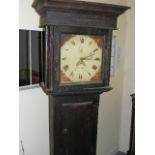 An 18thC. Pine Long Case Clock A/F