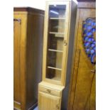 A Retro Light Elm Ercol Display Case