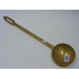 A 19thC. Brass Ladle