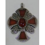A Scottish Style Celtic Cross Pendant Once Owned By Hattie Jacques Of Carry On Film Fame (Personal