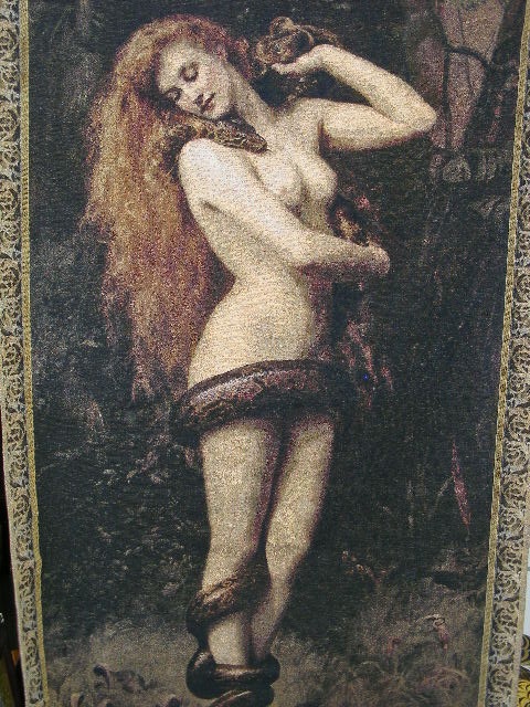 Quality Reproduction Tapestry - Lilith Approx. 60inx34in