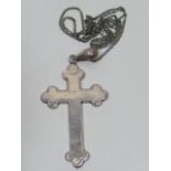 A Silver Crucifix