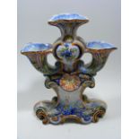 A Large Mid 19thC. French Faience Centrepiece By St. Clement