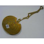 A 19thC. Brass Skimmer