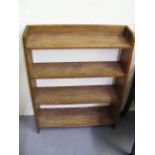 A Set Of 1930'S Pine "Waterfall" Style Shelves
