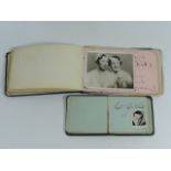 A Signed Early 20thC. Autograph Album Inc. Photos Of Celebrity Of The Time & One Similar