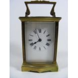 A Brass Carriage Clock