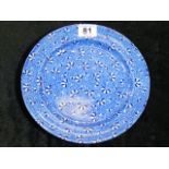 19thC. Spode Blue & White Transferware Plate