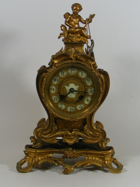 French Japy Freres Ormolu Clock