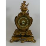 French Japy Freres Ormolu Clock