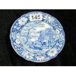 Two 19thC. Blue & White Transferware Plates