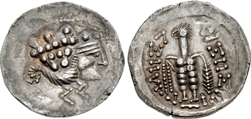 EASTERN EUROPE, Imitations of Thasos. Late 2nd-1st century BC. AR Tetradrachm (34.5mm, 15.68 g, 1h).