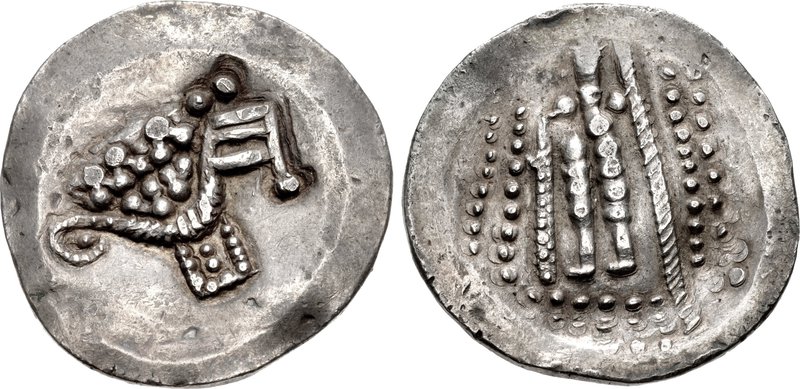EASTERN EUROPE, Imitations of Thasos. Late 2nd-1st century BC. AR Tetradrachm (34mm, 15.64 g,