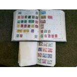 Stamps - A small album of German stamps 1920's - 1940's, together with an album of world stamps