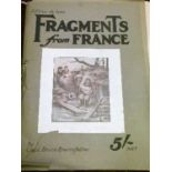 Captain Bruce Bairnsfather - Fragments From France, edition de luxe together with five similar loose