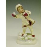 Royal Worcester figure - December No.3458