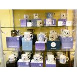 Large collection of modern Wedgwood limited edition Royal commemorative tankards, mugs and loving