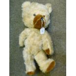 Mid-20th Century blonde plush teddy bear