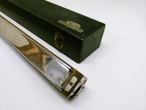 Hohner Chord 48 harmonica, 58.5cm long, cased  Condition: This is a cosmetic report only, the - Image 4 of 7