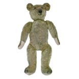 Early 20th Century Gebruder Bing gold mohair teddy bear 44cm high  Condition: Pads, claws and nose