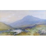 Frederick John Widgery (1861-1942) - Watercolour - On The Tavy, Dartmoor With Ger Tor, signed,