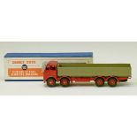 Dinky die-cast - Foden Diesel 8-Wheel Wagon, grey and red (501), boxed  Condition: Please see