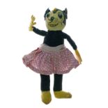 Dean's Rag Book doll - Minnie Mouse, 16cm high  Condition: The ears are slightly nibbled around